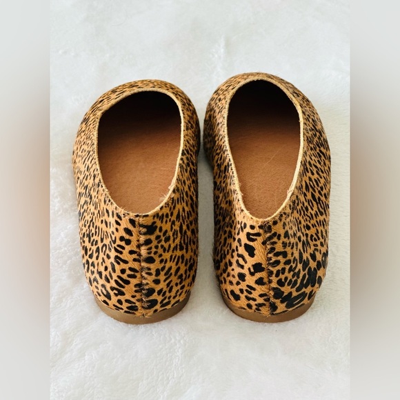 Madewell The Cory Flat in Leopard Calf Hair Size 7.5 - Picture 4 of 11